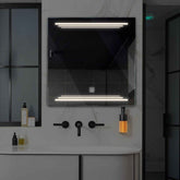 Specchio LED Quadrato | Pulsante touch | Luce bianca neutra - Reyze Serie Salono Modello 7